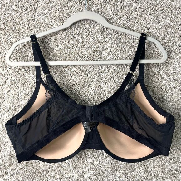 Adore Me Bra Women’s 40DD Black Floral Lace - Picture 3 of 7